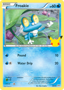 Froakie - 22/25 22/25 - McDonalds 25th Anniversary Promos