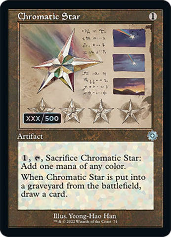 Chromatic Star (Schematic) (Serial Numbered) (BRR-074) - The Brothers' War Retro Artifacts Foil