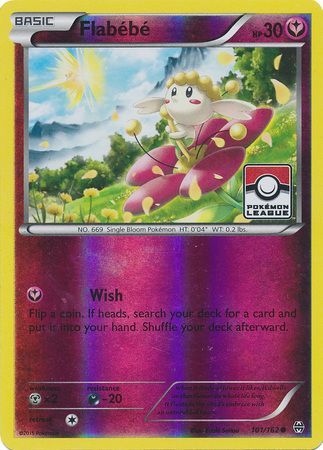 Flabebe - 101/162 (Pokemon League) 101 - League & Championship Cards Reverse Holofoil