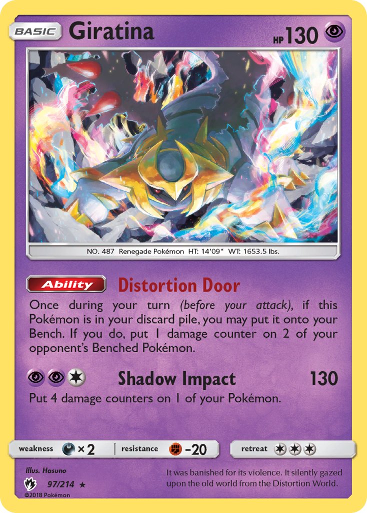 Giratina - 97/214 - Deck Exclusives