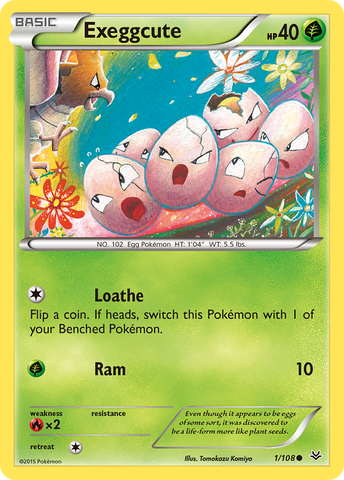 Exeggcute 1/108 - XY  Roaring Skies