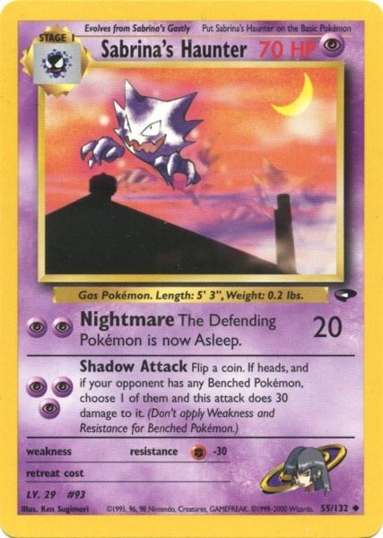 Sabrina's Haunter 55/132 - Gym Challenge Unlimited