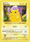 Pikachu (Red Cheeks) - 58/102 - Unlimited Base Set Shadowless - Common
