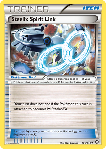 Steelix Spirit Link 106/114 - XY  Steam Siege