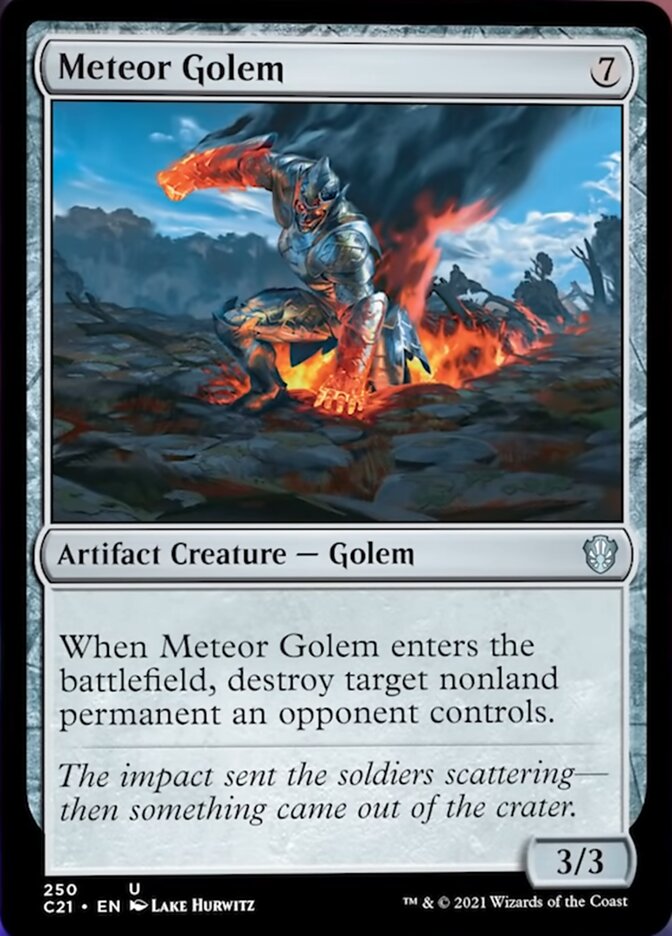 Meteor Golem (C21-250) - Commander 2021