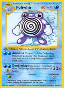 Poliwhirl - 38/102 - 1st Edition Base Set Shadowless - Uncommon