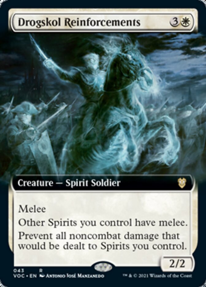 Drogskol Reinforcements (Extended Art) (VOC-043) - Crimson Vow Commander: (Extended Art)