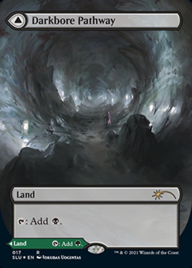 Darkbore Pathway (Borderless) (SLU-017) - Secret Lair: Ultimate Edition: (Showcase) (Borderless) Foil