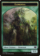 Elemental // Beast (019) Double-Sided Token (C14-21 // 19) - Commander 2014 Tokens