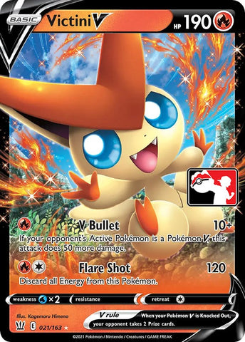 Victini V - 021/163 21 - Prize Pack Series Cards Holofoil