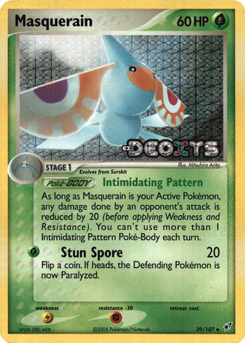 Masquerain/107 - Deoxys Reverse Holofoil