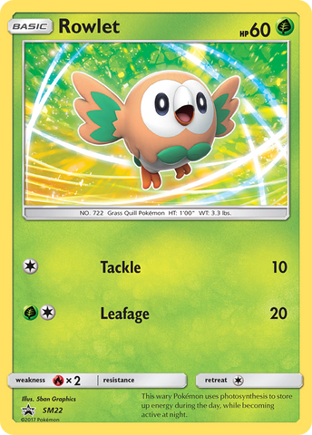 Rowlet - SM22/248 - SM Promos Holofoil