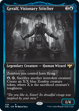 Geralf, Visionary Stitcher (DBL-328) - Innistrad: Double Feature