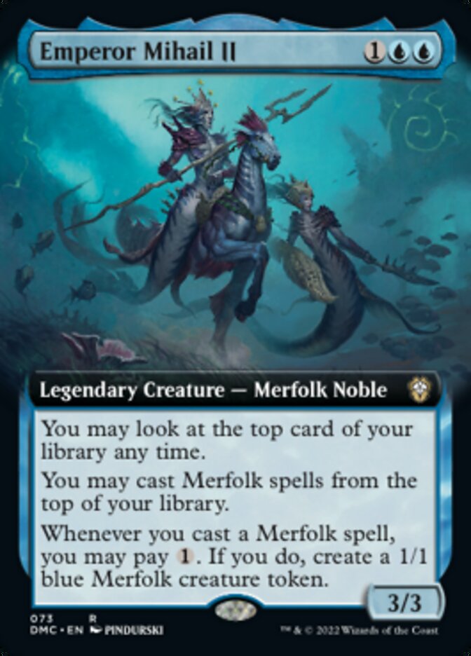 Emperor Mihail II (Extended Art) (DMC-073) - Dominaria United Commander: (Extended Art)