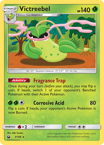 Victreebel/168 - SM  Celestial Storm Holofoil