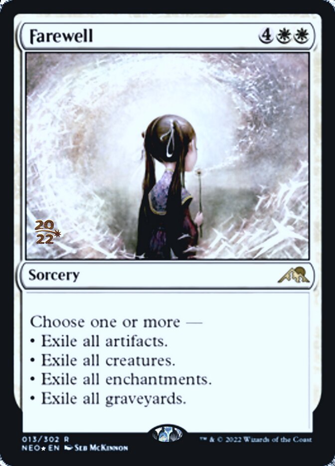 Farewell (PRE-013) - Kamigawa: Neon Dynasty Promos Foil