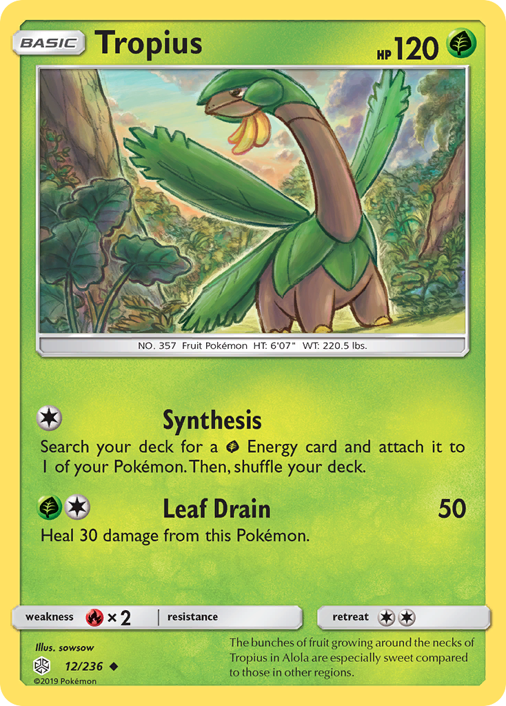 Tropius 12/236 - SM  Cosmic Eclipse