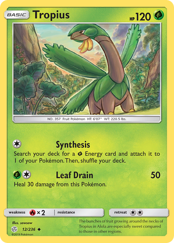 Tropius 12/236 - SM  Cosmic Eclipse