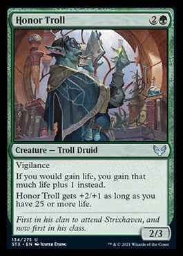 Honor Troll (STX-134) - Strixhaven: School of Mages