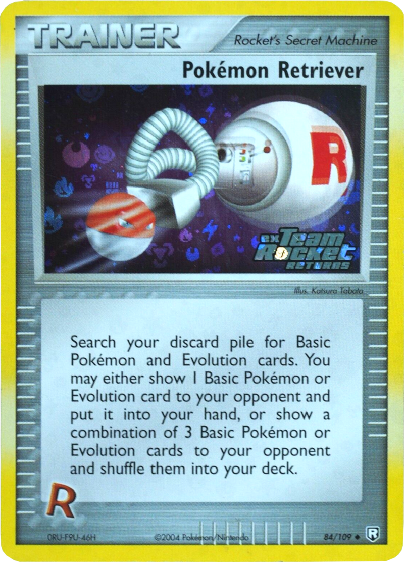 Pokemon Retriever 84/109 - Team Rocket Returns Reverse Holofoil