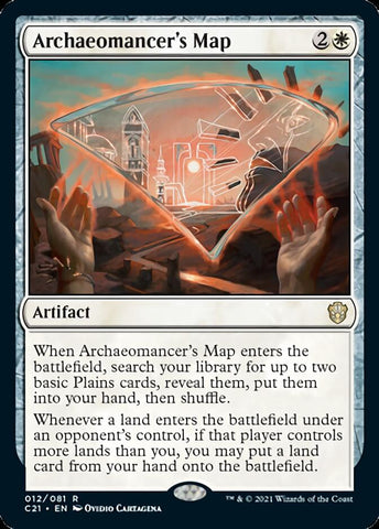 Archaeomancer's Map (C21-012) - Commander 2021