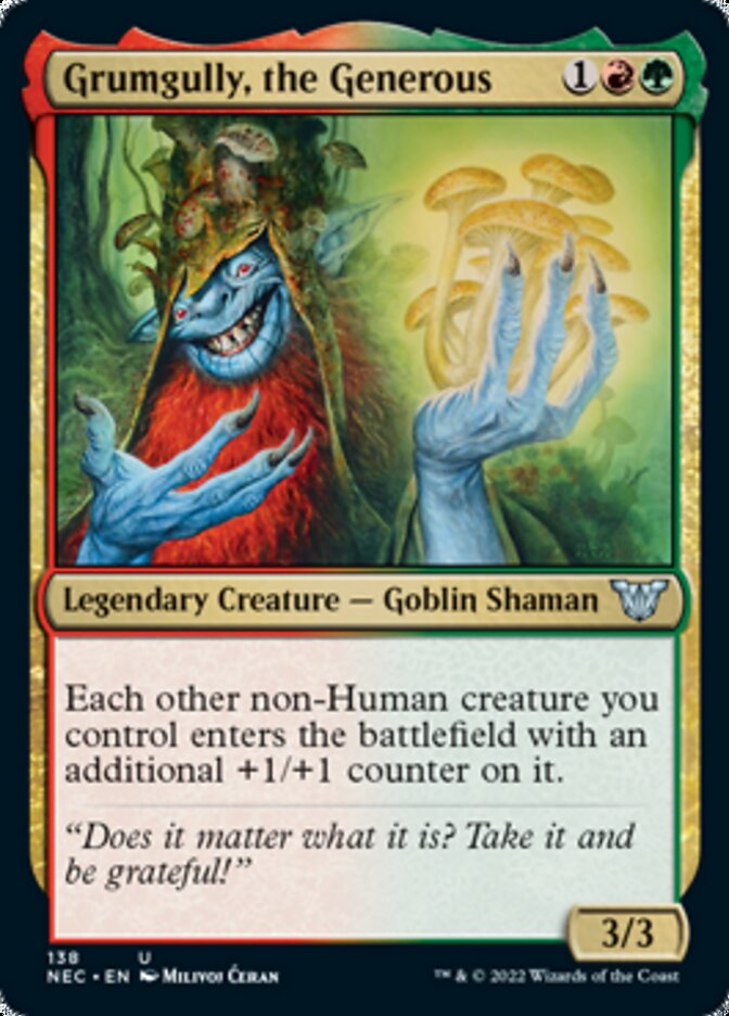 Grumgully, the Generous (NEC-138) - Neon Dynasty Commander