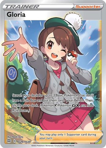 Gloria TG26/30 - SWSH09 Brilliant Stars Trainer Gallery Holofoil