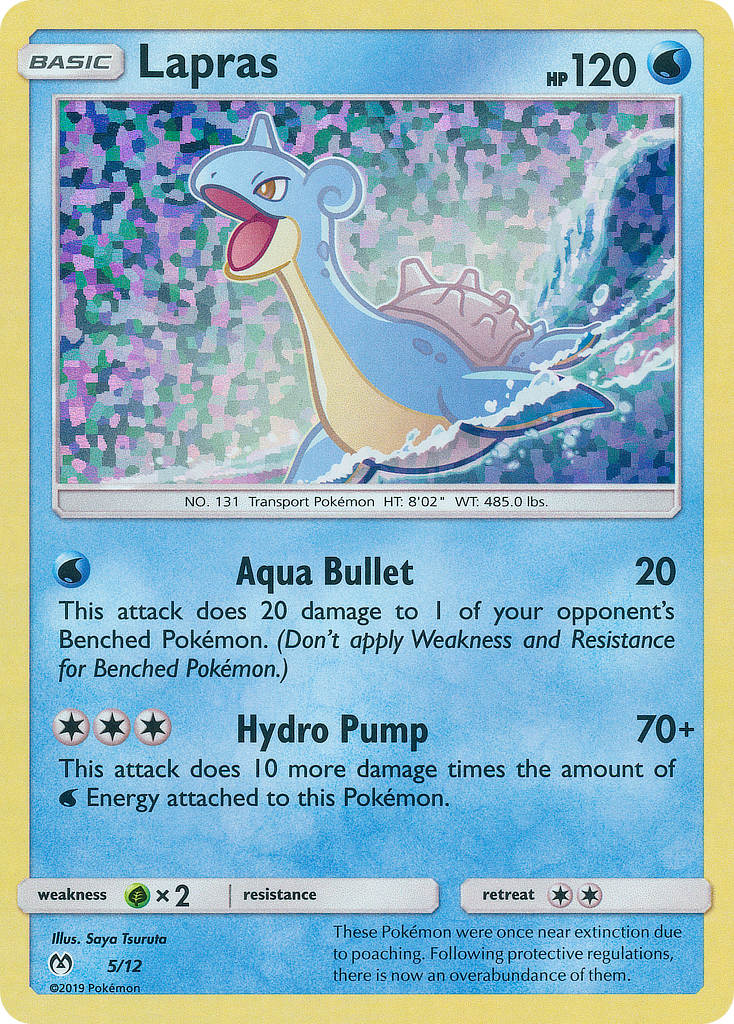 Lapras - 5/12/12 - McDonalds Promos 2019 Holofoil