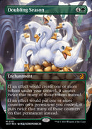 Doubling Season (Anime Borderless) (Confetti Foil) (WOT-101) - Wilds of Eldraine: Enchanting Tales (Borderless) Foil