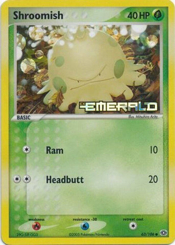 Shroomish/106 - Emerald Reverse Holofoil