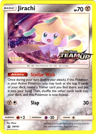 Jirachi - SM161 [Staff] - SM Promos Holofoil
