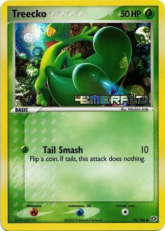 Treecko 70/106 - Emerald Reverse Holofoil