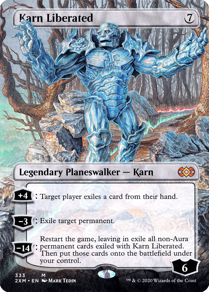 Karn Liberated (Borderless) (2XM-333) - Double Masters (Borderless)