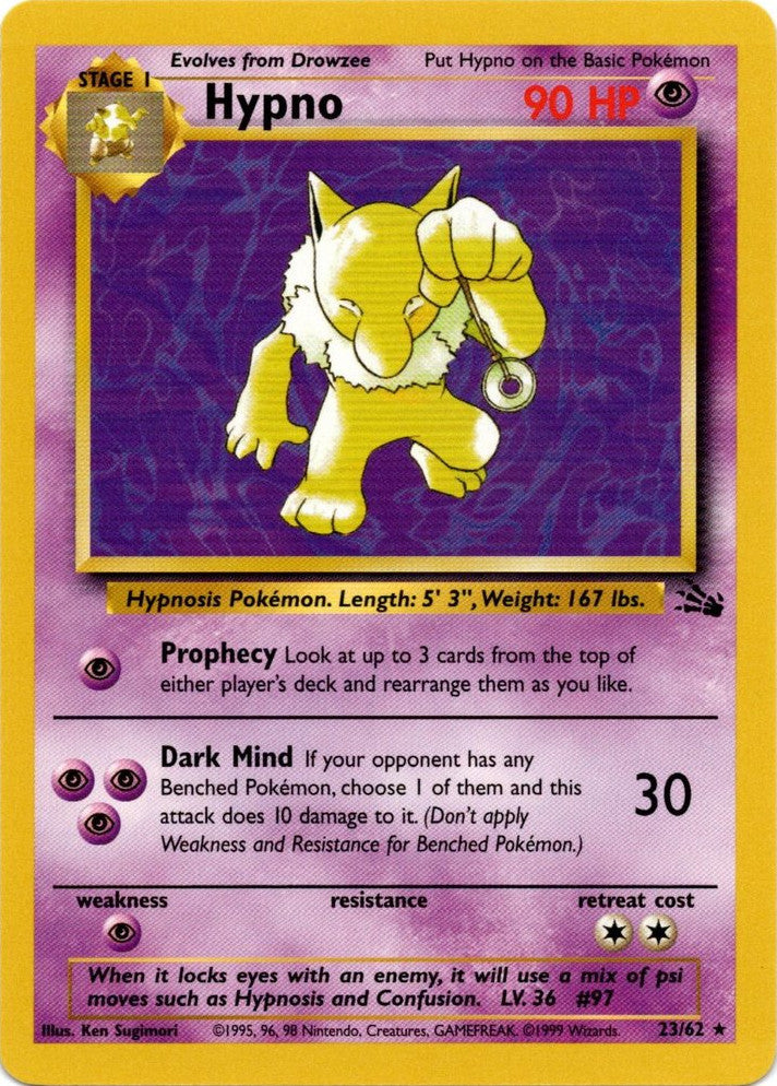 Hypno (23) 23/62 - Fossil Unlimited