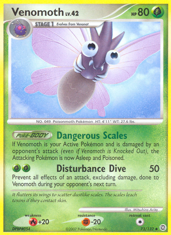 Venomoth/132 - Secret Wonders