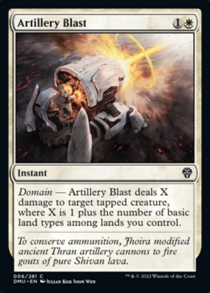 Artillery Blast (DMU-006) - Dominaria United