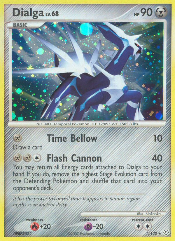 Dialga 1/130 - Diamond and Pearl Holofoil
