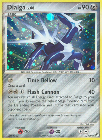 Dialga 1/130 - Diamond and Pearl Holofoil