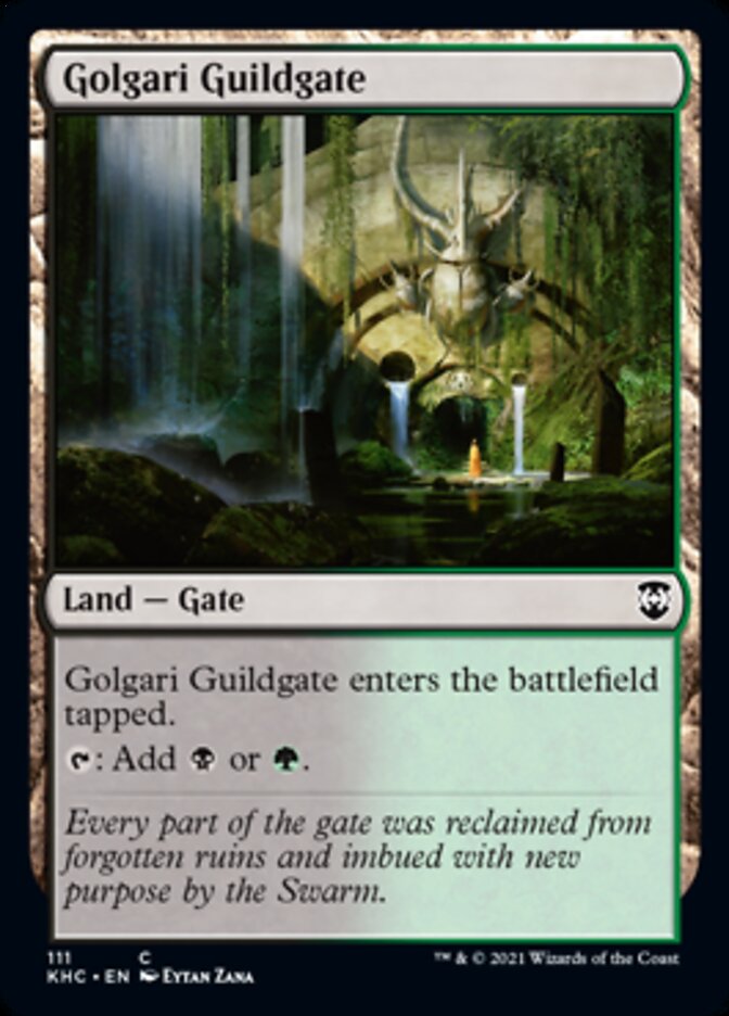 Golgari Guildgate (KHC-111) - Kaldheim Commander
