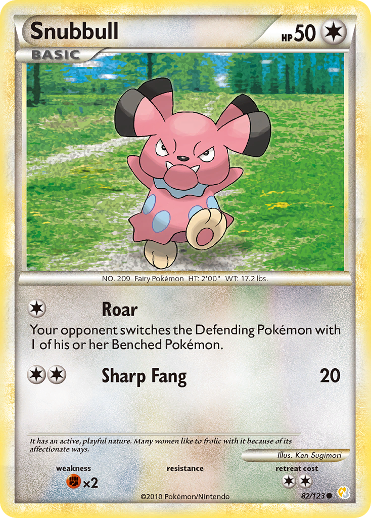 Snubbull 82/123 - HeartGold SoulSilver