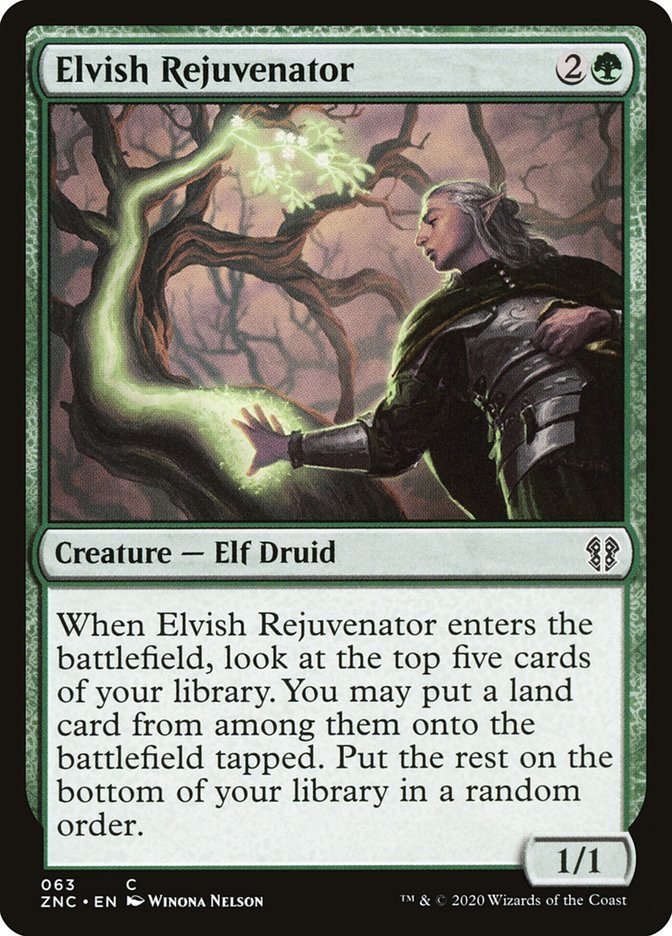 Elvish Rejuvenator (ZNC-063) - Zendikar Rising Commander