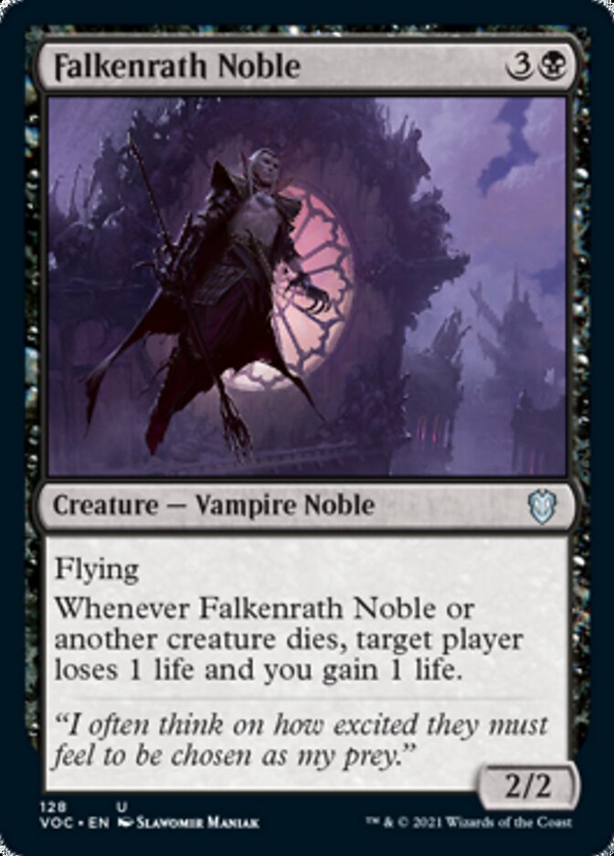 Falkenrath Noble (VOC-128) - Crimson Vow Commander
