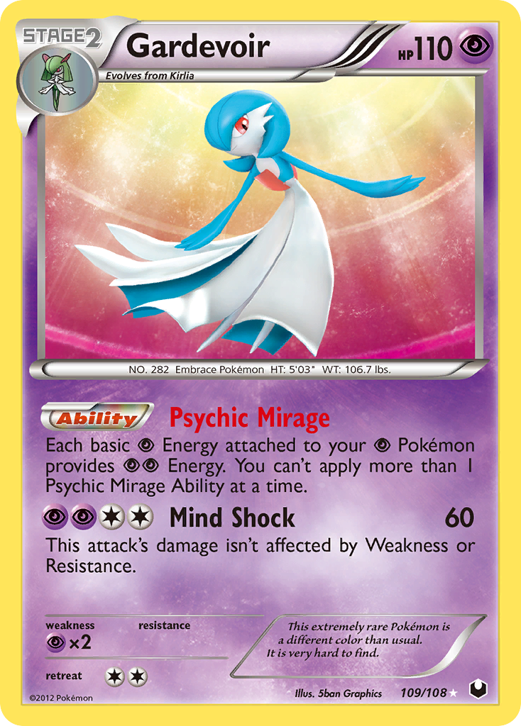 Gardevoir/108 - Dark Explorers Holofoil