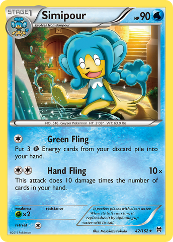Simipour 42/162 - XY  BREAKthrough