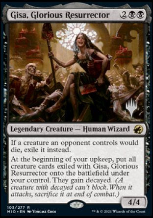 Gisa, Glorious Resurrector (PPMID-103) - Innistrad: Midnight Hunt Promos