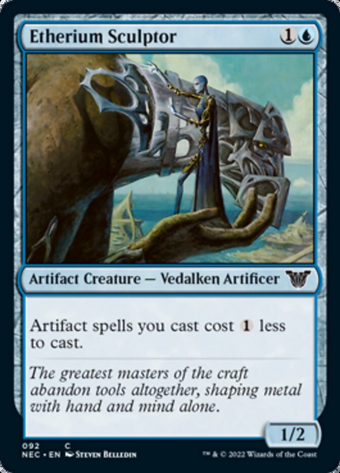 Etherium Sculptor (NEC-092) - Neon Dynasty Commander
