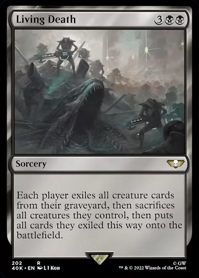Living Death (Surge Foil) (40K-202) - Warhammer 40,000 Commander Foil