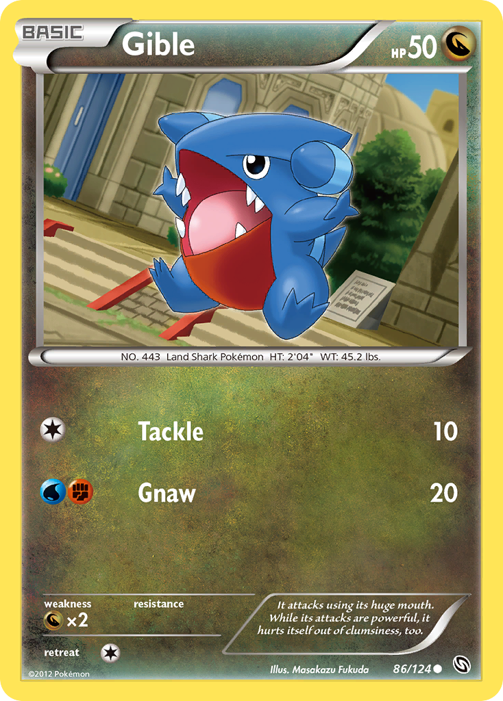 Gible (86) 86/124 - Dragons Exalted