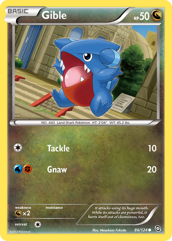 Gible (86) 86/124 - Dragons Exalted