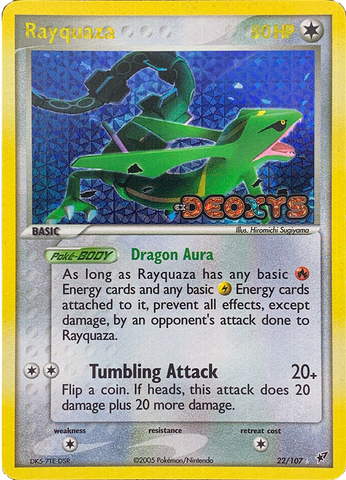 Rayquaza/107 - Deoxys Reverse Holofoil